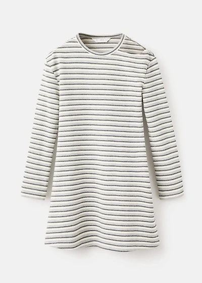 Lurex dress with cut-out