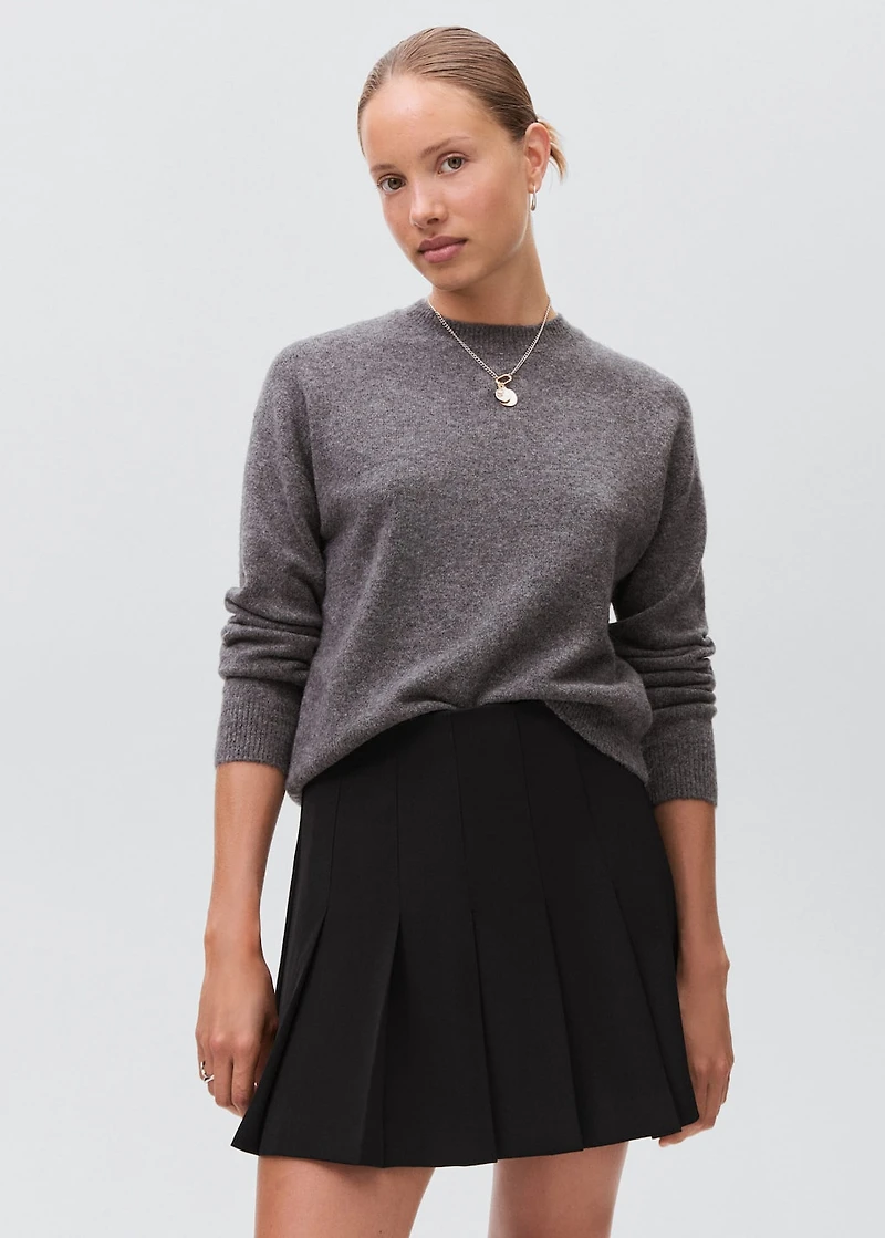 Pleated skirt pants