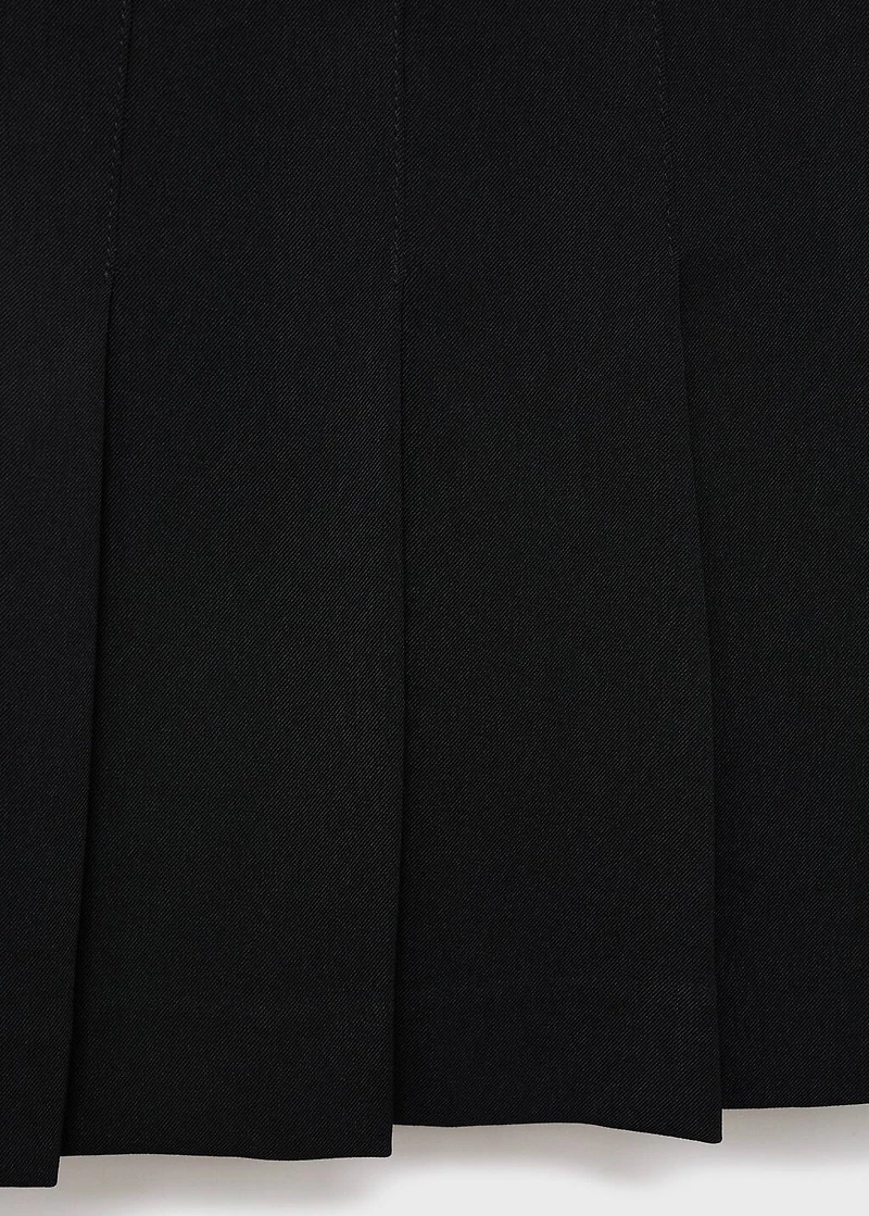 Pleated skirt pants
