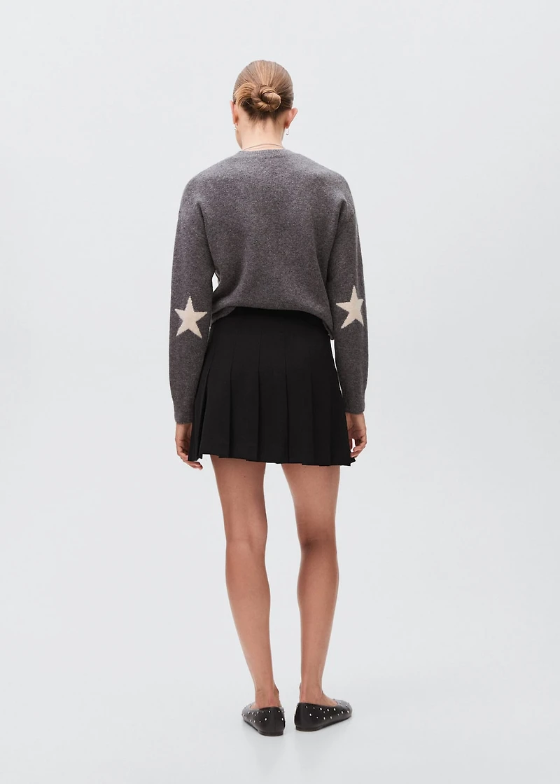 Pleated skirt pants