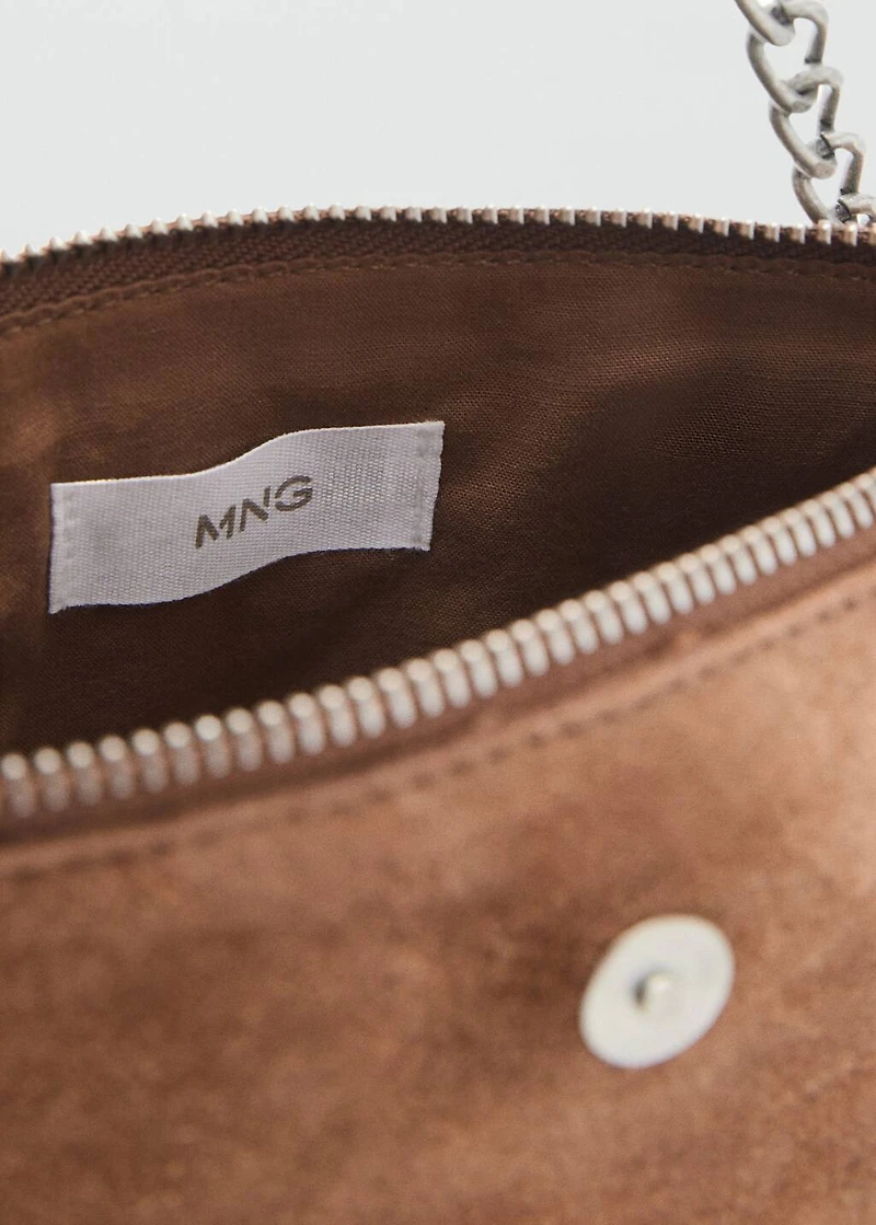 Fringe leather bag