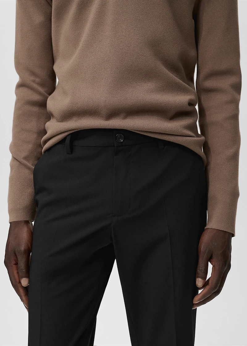 Bologna slim-fit comfort-stretch pants