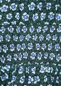 Ruched floral dress