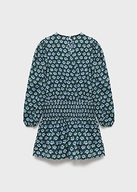 Ruched floral dress