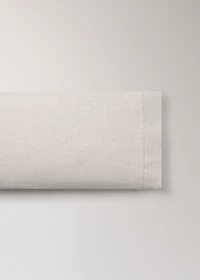 Washed linen pillowcase with hemstitch 45x110 cm