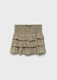 Floral A-line skirt