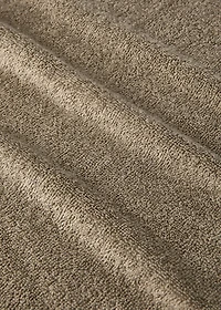 Cotton washbasin towel with contrasting trim