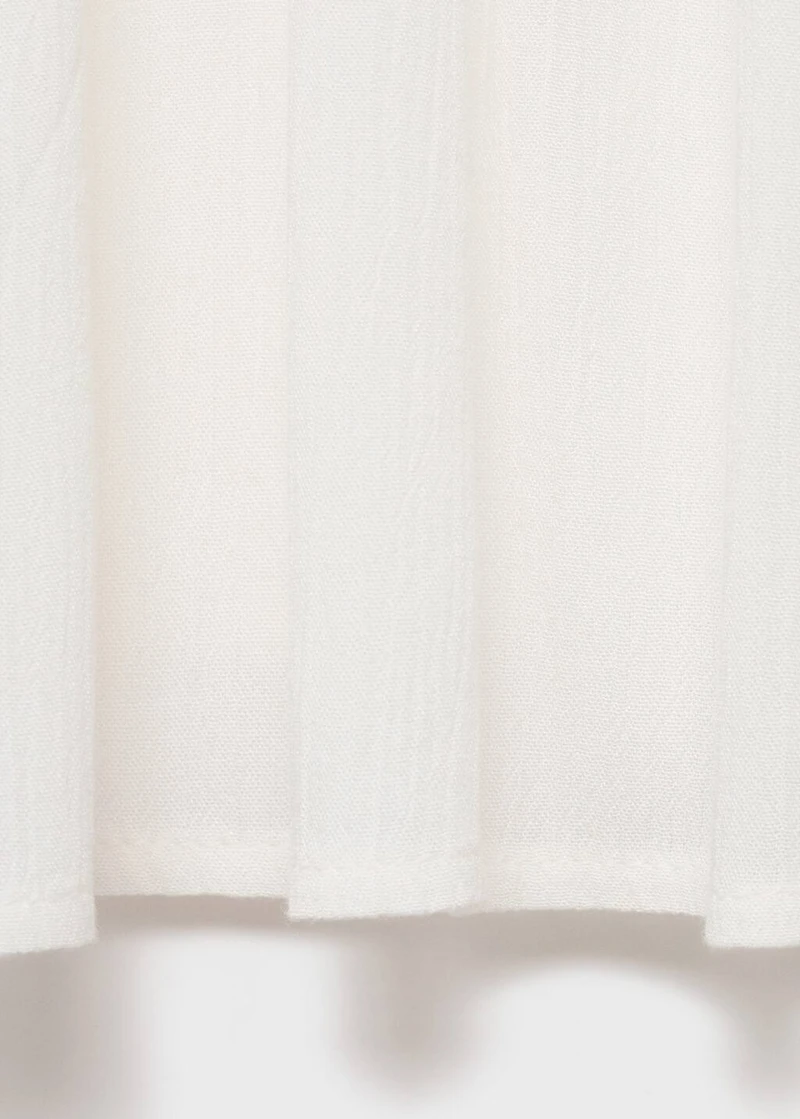 Ruched flowing blouse