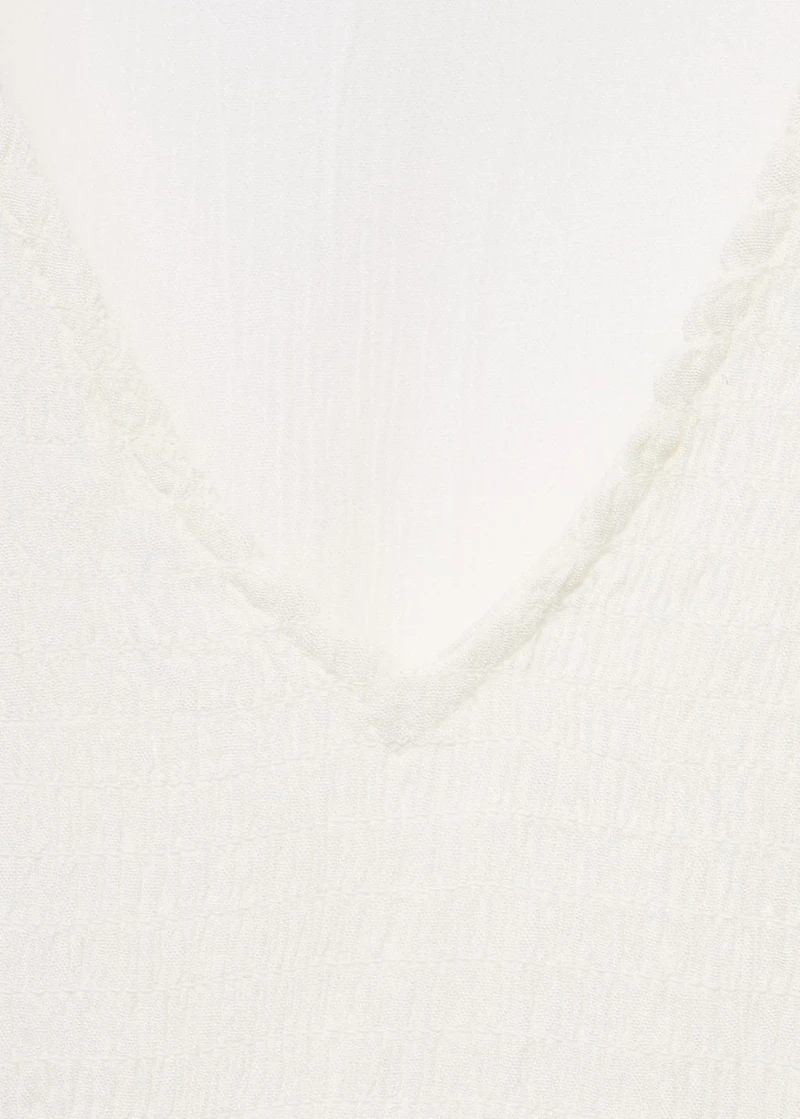 Ruched flowing blouse