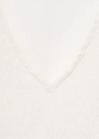 Ruched flowing blouse