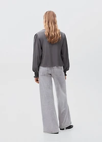 Ruched flowing blouse