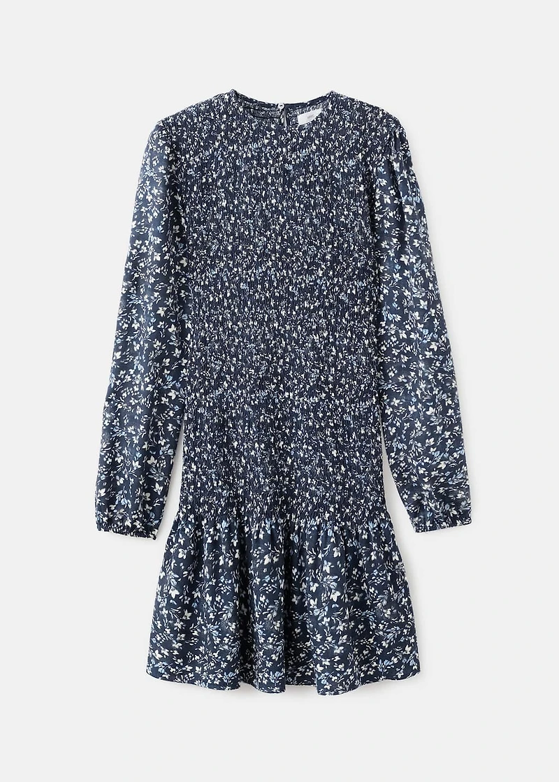 Ruffled floral dress