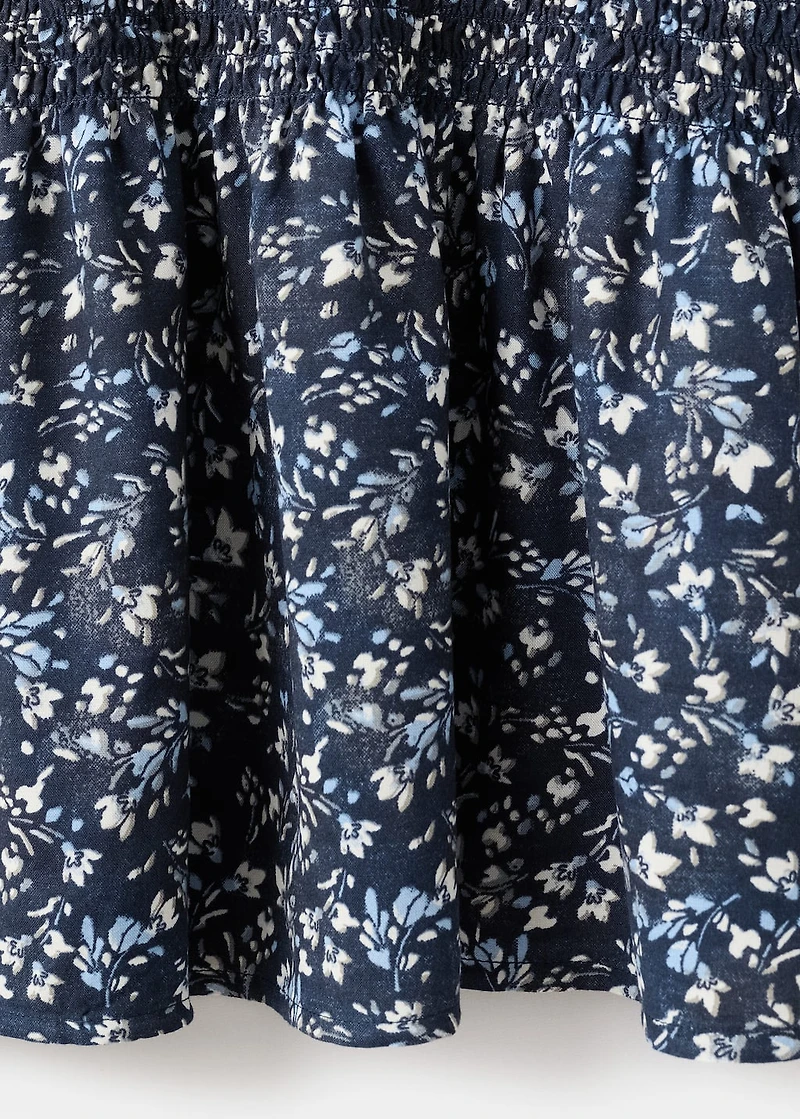 Ruffled floral dress