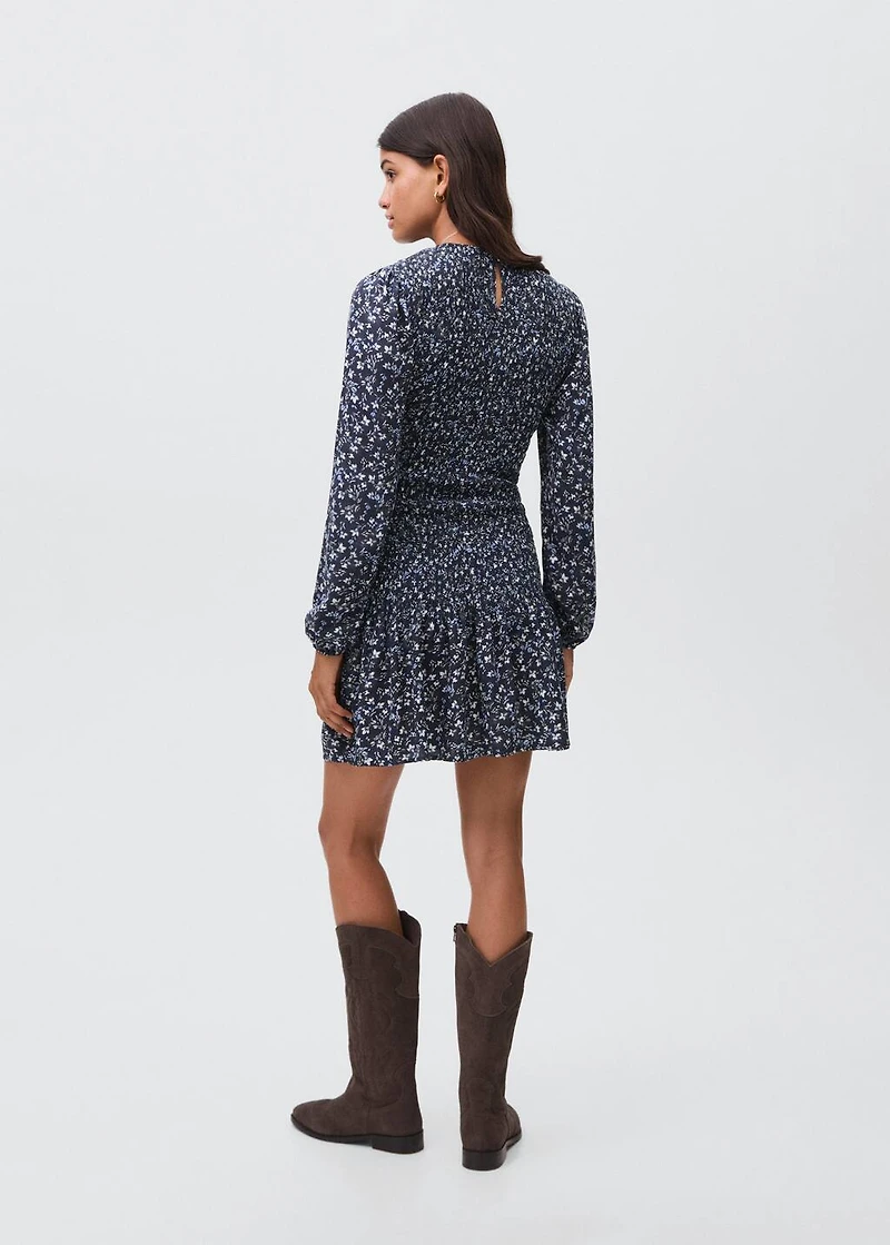 Ruffled floral dress