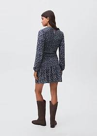 Ruffled floral dress