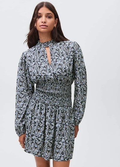 Flowy printed dress