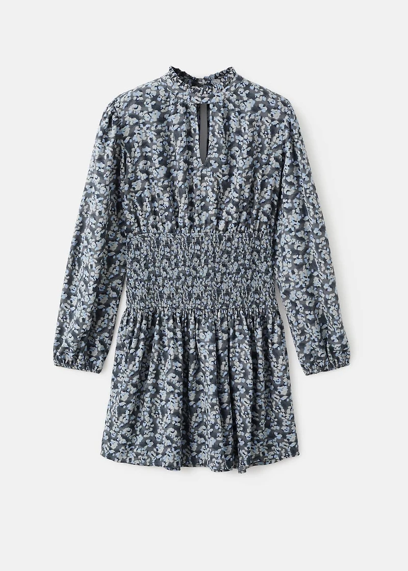 Flowy printed dress