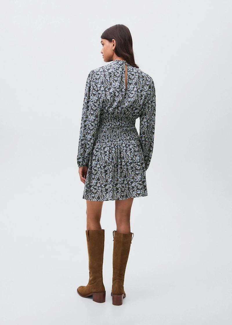 Flowy printed dress