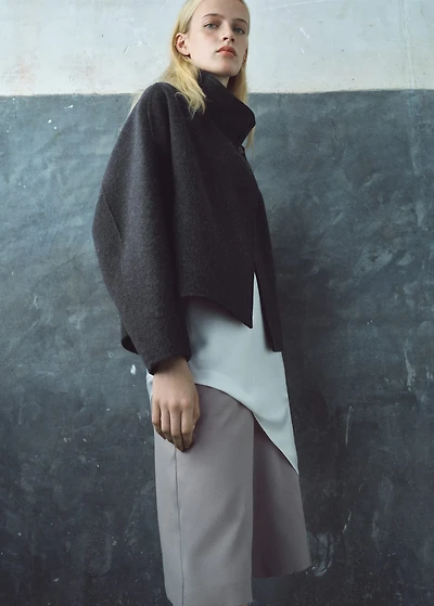 Oversize wool jacket