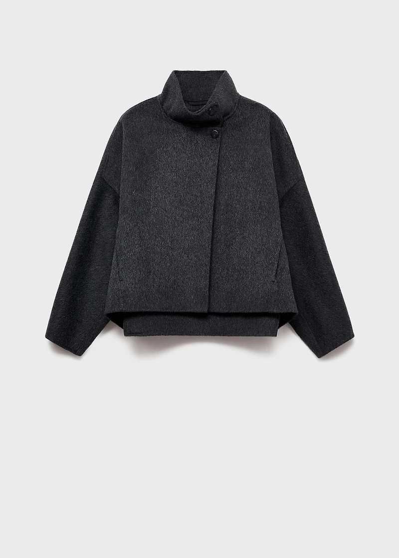 Oversize wool jacket