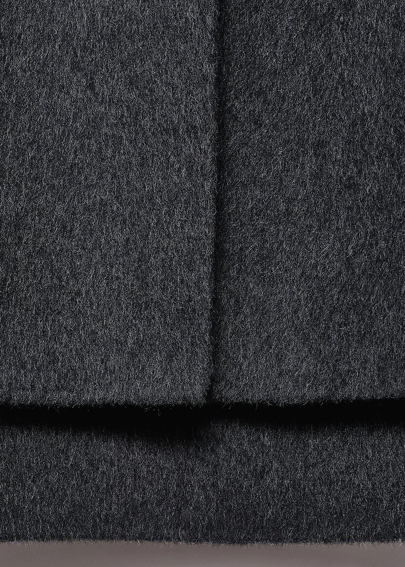 Oversize wool jacket