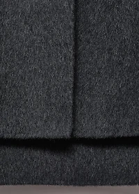 Oversize wool jacket