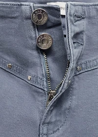 Wide leg jeans with studs