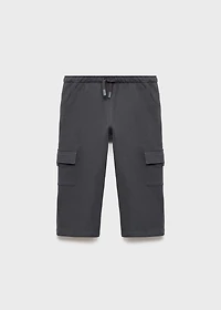 Cargo joggers with drawstring