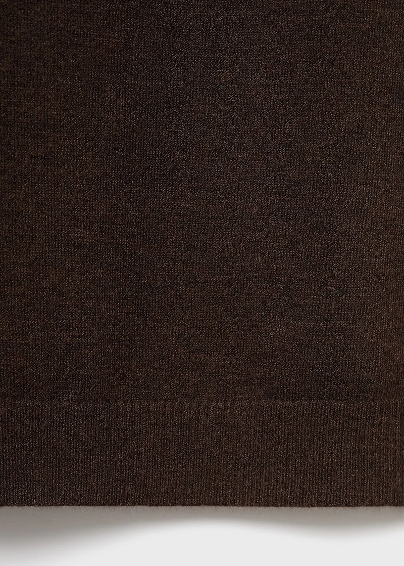 Knitted turtleneck dress