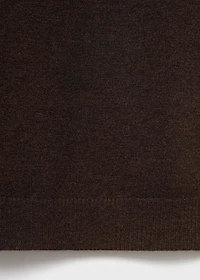 Knitted turtleneck dress