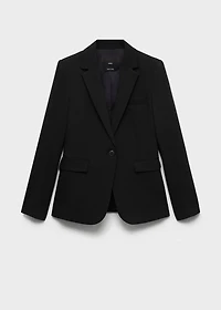 Fitted suit jacket