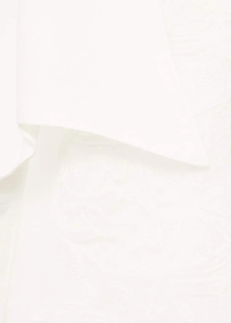 Lyocell shirt with patches