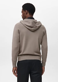 Thermoregulating zip-up sweatshirt