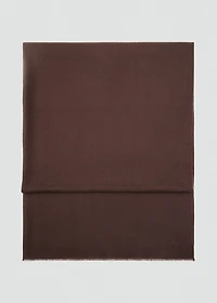 Frayed edge scarf