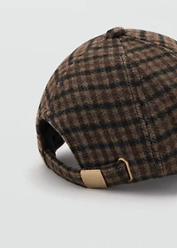 Tweed baker cap
