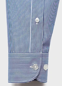 100% cotton striped slim-fit shirt
