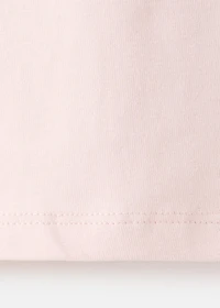 Turtleneck cotton T-shirt