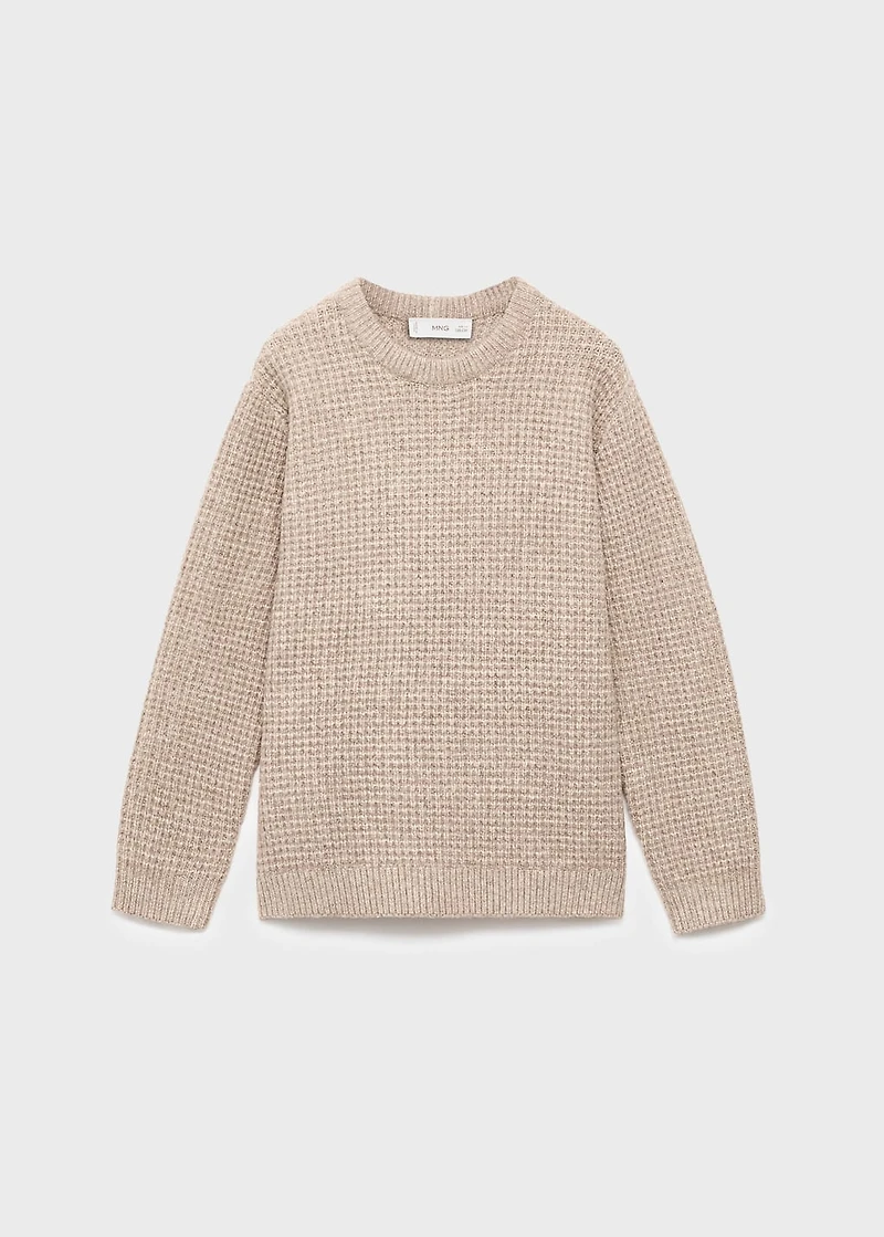 Chunky-knit sweater