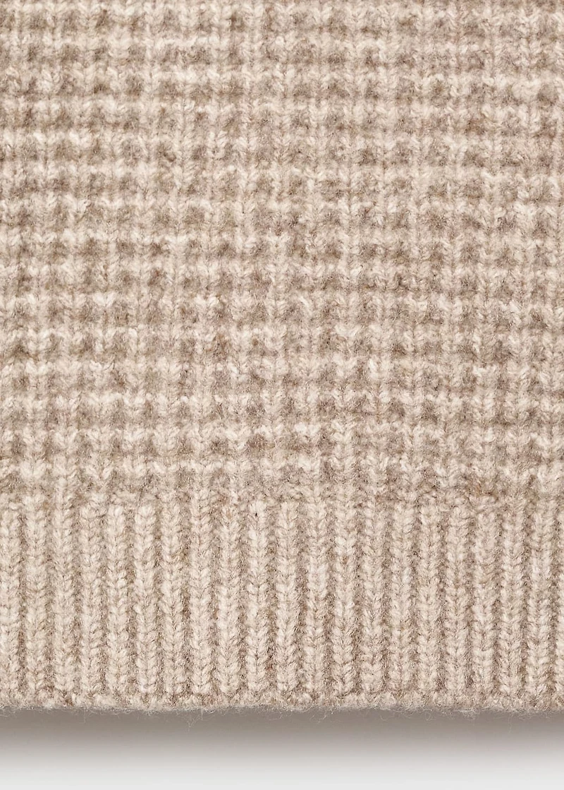 Chunky-knit sweater