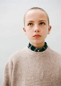 Chunky-knit sweater