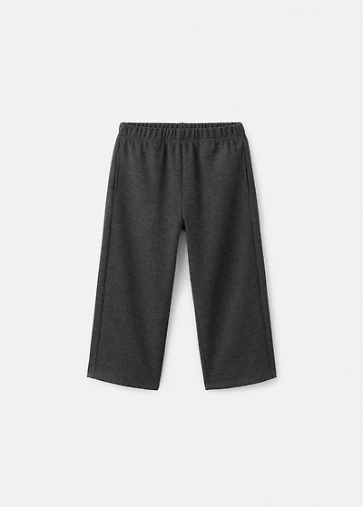 Straight knitted pants