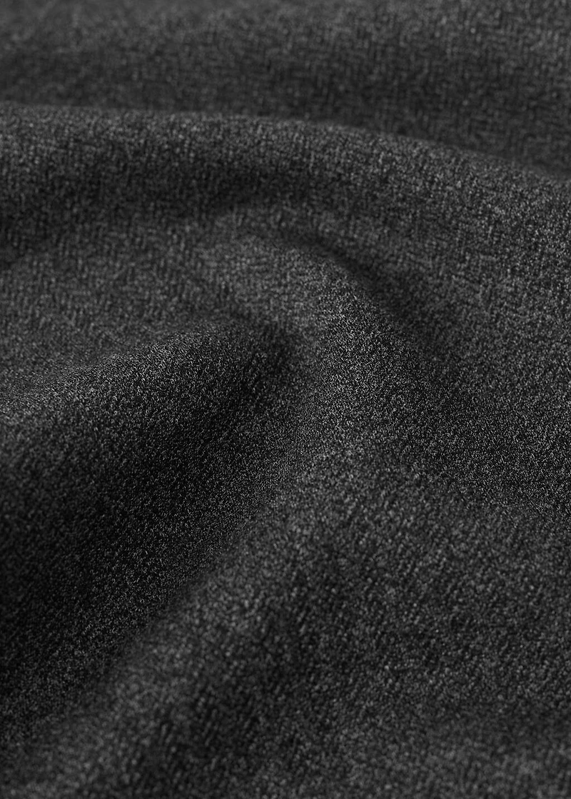 Straight knitted pants