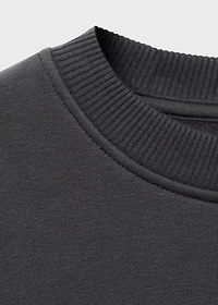 Printed cotton sweatshirt