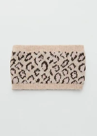 Leopard-print scarf