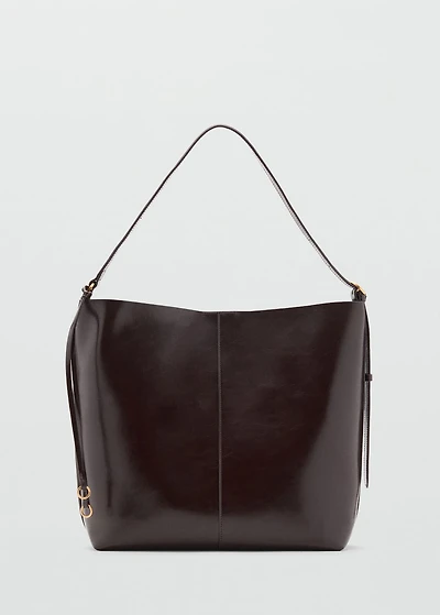 Shiny shoulder bag
