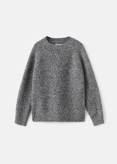 Marbled knitted sweater