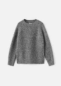Marbled knitted sweater