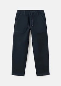 Straight cotton pants