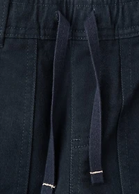 Straight cotton pants