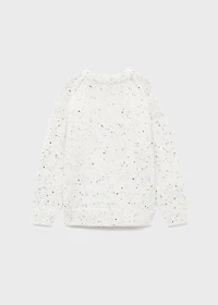 Flecked wool sweater